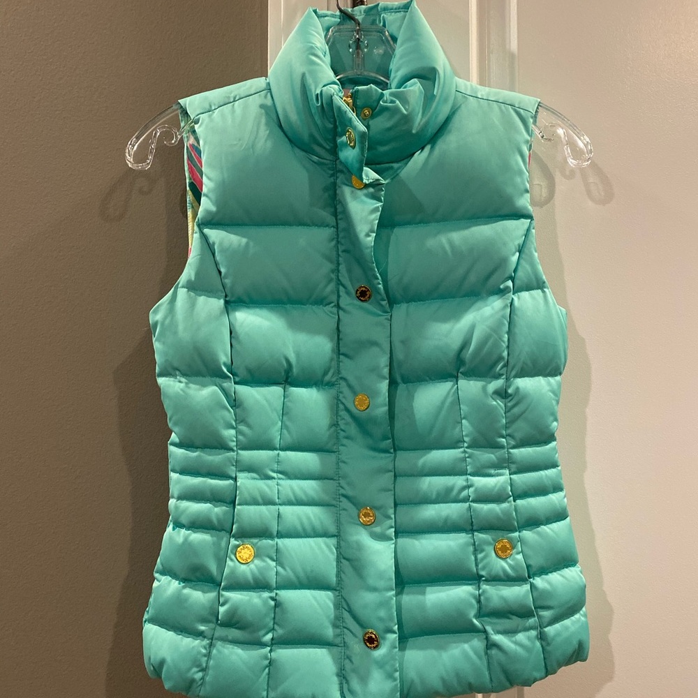 Like New! Lily Pulitzer Puffer Vest. Size- XXS